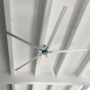 Ventilador de Techo Industrial de 6 Aspas, Motor de CA de 800 W, 3 Velocidades, Equipo de Ventilación y Refrigeración para Almacenes Metálicos - Product Image 1