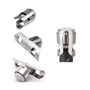 Tapón de Botella de Vino y Champán de Acero Inoxidable con Logotipo Personalizado - Product Image 4