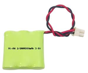 LongTTech 3.6V AAA300mAh batterie ricaricabili Ni-MH-ciclo di lunga durata, confezione da 2 per dispositivi ad alte prestazioni - Product Image 1