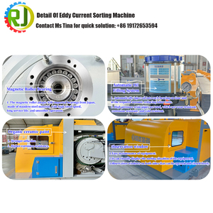 Dayanıklı bir Motor çekirdeği bileşenine sahip alüminyum işleme ile Ruijie Premium Eddy akımı manyetik ayırıcı - Product Image 4