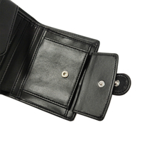 Dompet Kulit PU Pria Vintage dengan Penutup Kancing untuk Tempat Kartu Kredit-Multi-Fungsi