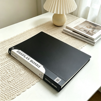 Carpeta Portafolio de PVC con 60 Bolsillos, Fundas Transparentes para Presentaciones, Organizador de Documentos