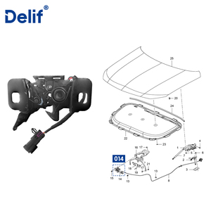 Nouvelle Serrure de Capot Delif pour Pièces Automobiles 39086595 pour Buick Regal TourX Opel Insignia B Country Tourer - Product Image 2
