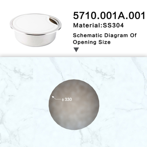 <span class=keywords><strong>Prix</strong></span> pas cher 14.37 "rond en acier inoxydable 304 RV évier de cuisine bol unique évier de préparation de barre profonde pour RV <span class=keywords><strong>caravane</strong></span> camping-car Yacht <span class=keywords><strong>bateau</strong></span> - Product Image 4