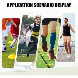 Équipement d'entraînement de football, de basketball et de <span class=keywords><strong>fitness</strong></span> pour enfants, jeunes et adultes, ensemble d'échelles d'exercice portables - Product Image 6