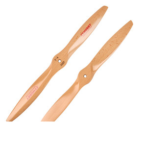 ZYHOBBY 9-28 pouces pas élevé <span class=keywords><strong>2</strong></span> lames bois de hêtre CW hélice tracteur accessoire pour RC avion à voilure fixe essence huile puissance - Product Image 5