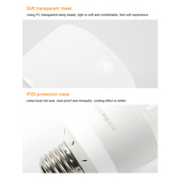 Bombilla LED inteligente de 6W/10W con tornillo E27 al por mayor con sensor de sonido y control de voz, Bombilla inteligente con sensor de movimiento y posición