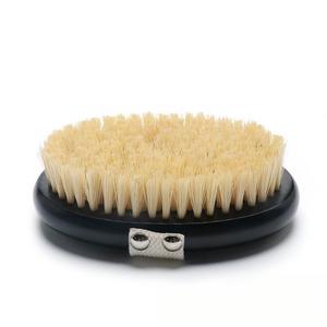 En stock Brosse <span class=keywords><strong>de</strong></span> <span class=keywords><strong>bain</strong></span> ovale en bois et sisal à poils naturels pour le dos et la douche - Product Image 2