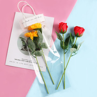 Sac fourre-tout 2 bouquets de savon tournesol, cadeau de fête des enseignants, fleur éternelle, Rose, cadeau de fête des mères, offre spéciale, T215