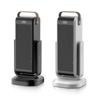 2024 nouveau gros mobile ménage support chauffage de sol électrique PTC céramique tour ventilateur chauffage électrique ventilateur pour l'hiver