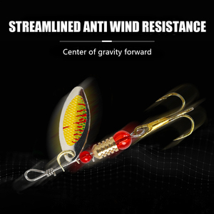 LUSHAZER 30 Pièces/Ensemble Leurres de Pêche Kit Spinnerbait avec Boîte Cuillère Métal Artificielle <span class=keywords><strong>pour</strong></span> Achigan <span class=keywords><strong>Truite</strong></span> - Product Image 4