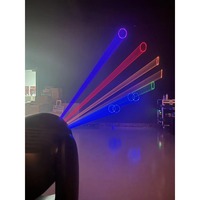 Projecteur Laser BOTAI 5W RGB avec programmes actifs et automatiques de son d'anneau LED pour DJs DMX512 DMX Control Rated Green Red Emission