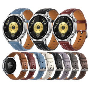 Bracelet de montre en cuir véritable tendance et confortable 2026 pour <span class=keywords><strong>Huawei</strong></span> Watch GT 6 46MM - Product Image 1