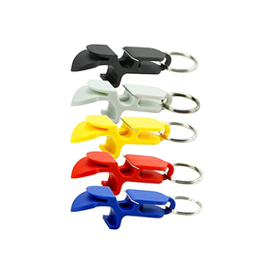 Portable <b>Pocket</b> Beer Bottle Can Tab Opener Keychain Shotgunning Tool Bar Home Party <b>Plastic</b> ABS Multi-color Customizable Logo - Product Image 1