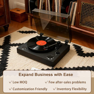 Grossiste OEM ODM Tourne-disque <span class=keywords><strong>Vintage</strong></span> 33 45 78 RPM Plateau Large HiFi Stéréo avec Enceintes - Product Image 6