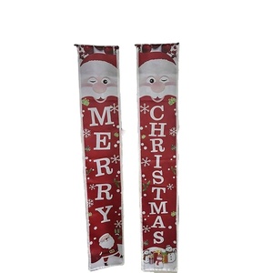 ผ้าโพลีเอสเตอร์กันน้ำแบบหนาพิเศษ ใช้ซ้ำได้ ปรับแต่งได้ พร้อมการพิมพ์ความละเอียดสูง สำหรับป้ายประตูคริสต์มาส - Product Image 6