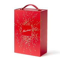 Boîte cadeau pliante à double porte de type livre personnalisée avec double carton gris, emballage cosmétique d'origine chinoise