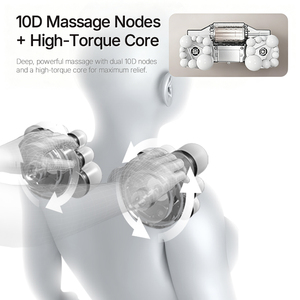 Masseur cervical sans fil 8D à pétrissage profond pour le cou et les épaules, avec chaleur, directement de l'usine - Product Image 2
