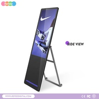 Refee-Monitor de pantalla táctil LCD para publicidad, carteles y pantallas digitales portátiles, 40 pulgadas, Android