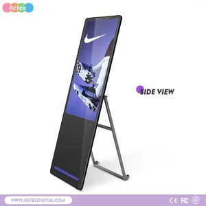 Refee portable digital poster lcd signage android kiosk smart advertising players screen board digital signage and displays