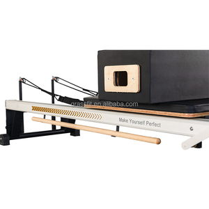GRASSFIT <span class=keywords><strong>Cama</strong></span> de Pilates Profesional Personalizada de Aleación de Aluminio, Reformer de Gimnasio, Máquina de Fitness Portátil y Duradera para Ejercicio - Product Image 3