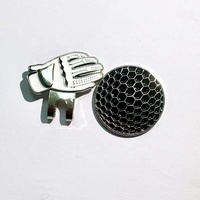 Marqueur de balle de golf en métal avec clips magnétiques pour chapeau, logo personnalisé, accessoires de golf - Cadeau de golf