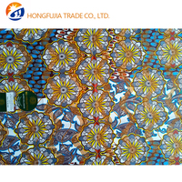 Kain Tenun Polos Murah Motif Afrika Bahan Katun Organza 100% Anti-Pilling Berat Sedang 140g/m Kain Batik Shandong