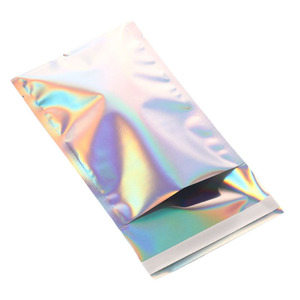 Jm69 mail Túi biểu tượng tùy chỉnh phong bì vận chuyển bao bì Poly bưu phẩm bạc Laser Holographic nhựa gửi thư túi cho quần áo - Product Image 1