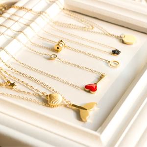 Collier pendentif tendance 2020, acier inoxydable, pendentif coloré, bijoux de qualité supérieure - Product Image 6