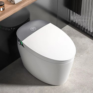 Homony QS Automatic Sanitary Ware Items Ceramic Bowl Black Bathroom Wc Intelligent Smart Bidet Toilet - Product Image 1