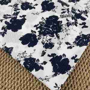 Vải cotton in họa tiết chấm bi, chất lượng cao, 100% cotton, 80gsm, nhẹ, dệt, nhăn tự nhiên, thích hợp làm túi xách cho bé gái bé trai - Product Image 3