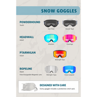 Masque de snowboard Ride Wind pour adulte, lentille cylindrique magnétique amovible, contraste amélioré, éblouissement réduit, anti-buée, verre anti-UV