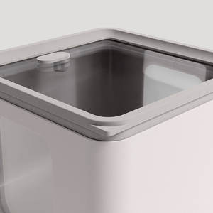 Wholesale Polypropylene <b>Pet</b> <b>Food</b> Treats Square Grey Practical And Stylish Kitchen <b>Food</b> <b>Storage</b> Container Big Size - Product Image 3