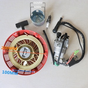 Bobina de encendido AD + bujía + carburador + piezas de reparación de arranque de retroceso aptas para generador de motor chino GX390 188 - Product Image 2