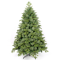 Arbre de Noël UMIND Mélange de matériaux d'aiguilles de pin PE PVC de luxe de haute qualité pour la décoration intérieure et extérieure