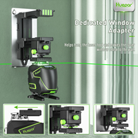 Adaptateur de niveau laser Huepar PV11+ avec support de réglage fin, base pivotante magnétique, rotation à 360°