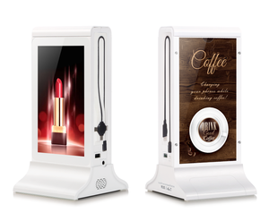 FYD-835G Restaurant Digital <strong>Menu</strong> Display Machine USB <strong>Flash</strong> Drive Hotel <strong>Table</strong> Top Advertising Display Player Powerbank - Product Image 3