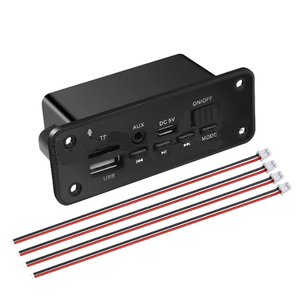 FYX MP3 amplificador de audio placa decodificadora BT 5,0 unidad flash USB sin pérdidas tarjeta TF reproductor AUX caja de audio DIY 5V AMPLIFICADOR DE POTENCIA DE AUDIO - Product Image 1