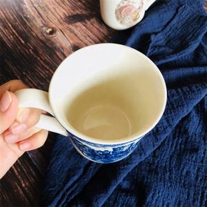 Ensembles d'assiettes de château de la grande-bretagne, <span class=keywords><strong>service</strong></span> de dîner en céramique classique bleu Offre Spéciale - Product Image 6