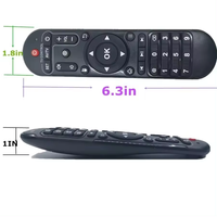Utilisation de la télécommande de remplacement de vente chaude pour Android TV Box Pro MX10 T95M T95Q T9 T95mini Mx9 H96 H96 Pro +