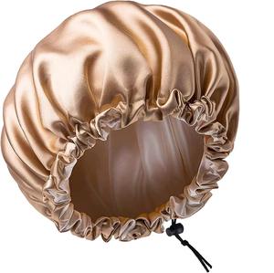 Syh05 Soie Bonnet Cheveux Wrap pour Dormir Réglable Soie Chouchous Bonnet de Sommeil pour Femmes Hommes Satin Soie Bonnet de Sommeil Cap - Product Image 3