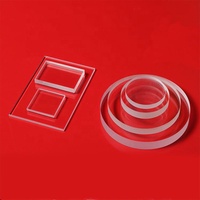 Ventana Protectora de Sílice Fundida para Máquina Láser de Fibra de 1064nm, Lámina de Vidrio de Cuarzo