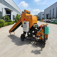 Nouvelle presse à balles carrées automatique Longmiao montée sur tracteur, contrôlée par PLC, avec moteur PTO, haut niveau de sécurité, pour usage agricole, origine Shandong 1