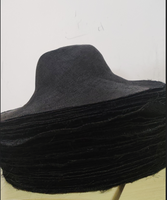 Topi Koboi Jerami Parasisal ND459  Bahan Topi Koboi Belum Jadi  Topi Koboi Jerami Parasisal