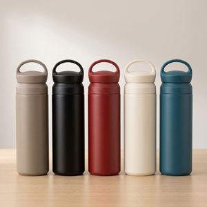 Japanese Handheld Tumbler 350ml 500ml <b>Double</b> <b>Wall</b> Stainless Steel Vacuum Insulated Coffee Cup With Lid - Product Image 6