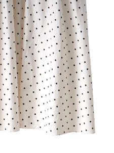 S*P Primavera Estate 2026 Nuovo Abito da Donna in Tweed Bianco Avorio con Cuciture a Onda e Puntini - Product Image 6