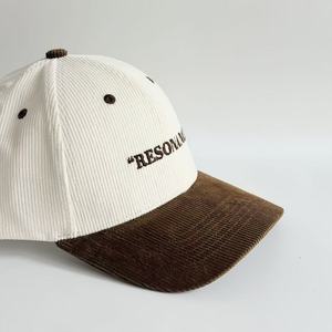 Cappello in Corduroy a 6 Pannelli 100% Cotone Personalizzato, Stile Street, con Fiocchi Ricamati a Mano, Alta Qualità, Business, Sportivo, Struttura Comune a 6 Pannelli, Varie Taglie - Product Image 2
