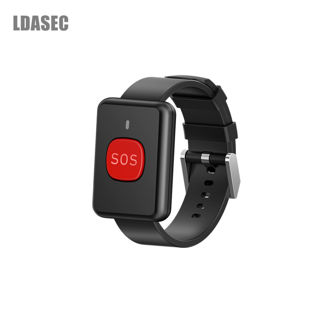 Bracelet 433MHz Wireless SOS Button Remote Control Wristband Panic Button for Home Emergency Burglar Alarm System