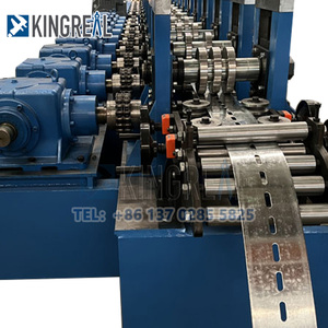 KINGREAL 41mm 21mm Unistruct Channel <span class=keywords><strong>Roll</strong></span> formatrice macchina scanalata montante Unitrust in acciaio <span class=keywords><strong>C</strong></span> U canale <span class=keywords><strong>Roll</strong></span> formatrice - Product Image 5
