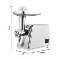 Hachoir à Saucisses Électrique Compact 450W avec 3 Lames, Fourniture Directe Usine pour Programmes de Distribution